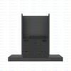 H404-6 - Matte Black - Square Lamp