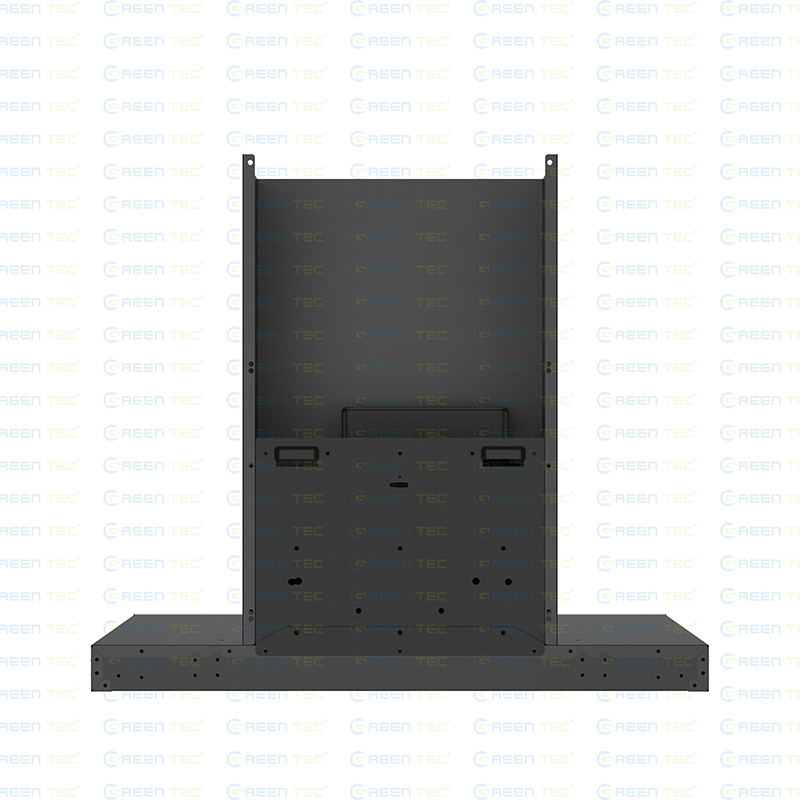 H404-6 - Matte Black - Square Lamp