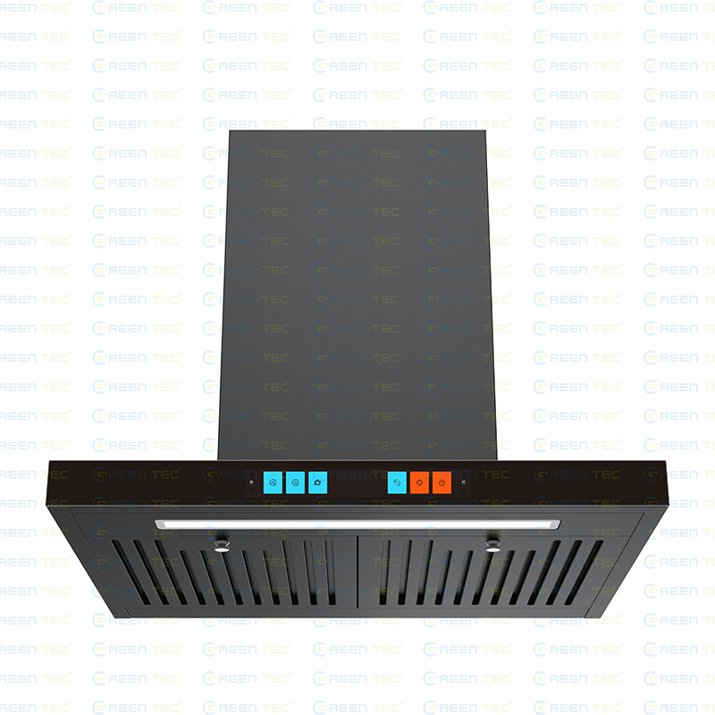 H404-6 - Matte Black - Square Lamp