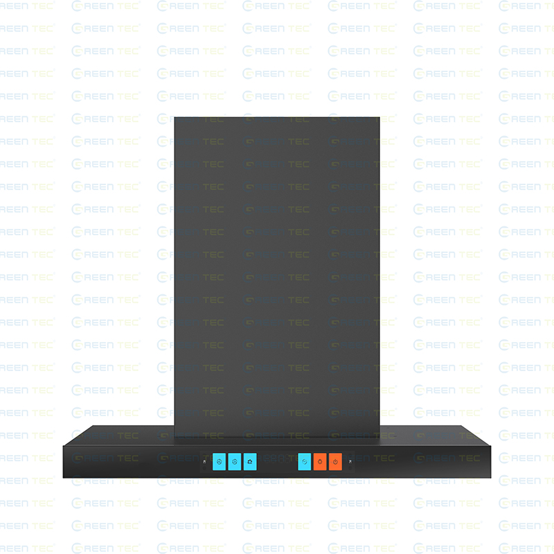 H404-6 - Matte Black - Square Lamp