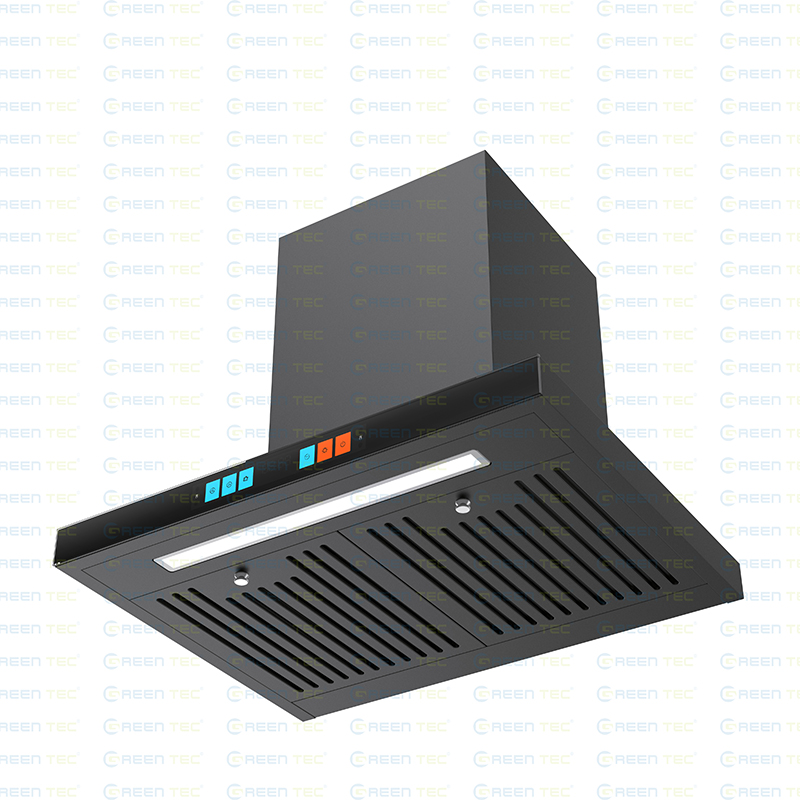 H404-6 - Matte Black - Square Lamp